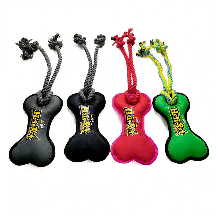 Jouets à corde interactive osseux