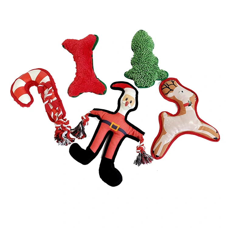 Jouet pour chiens de canne de canne de Noël