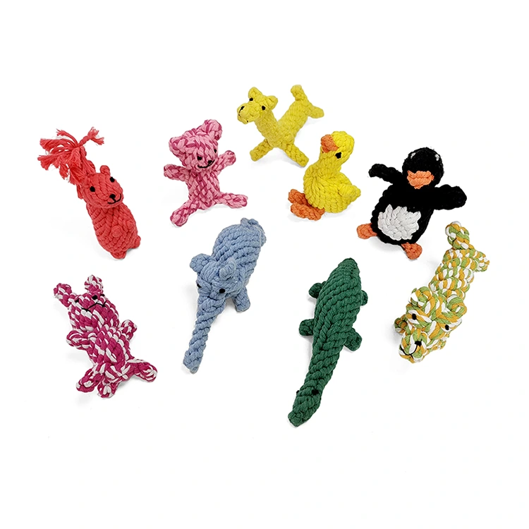 Jouets de chiot naturel animaux mignons