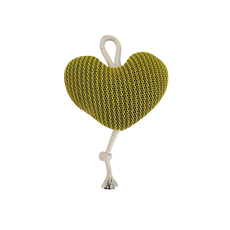 Jouet pour animaux de compagnie en forme de coeur