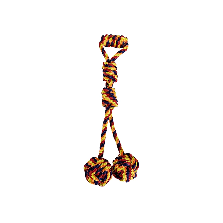 Jouet de corde en tissu interactif
