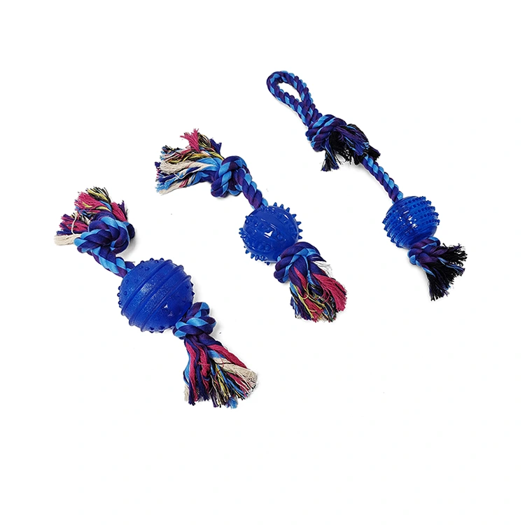 Boule TPR non toxique avec corde
